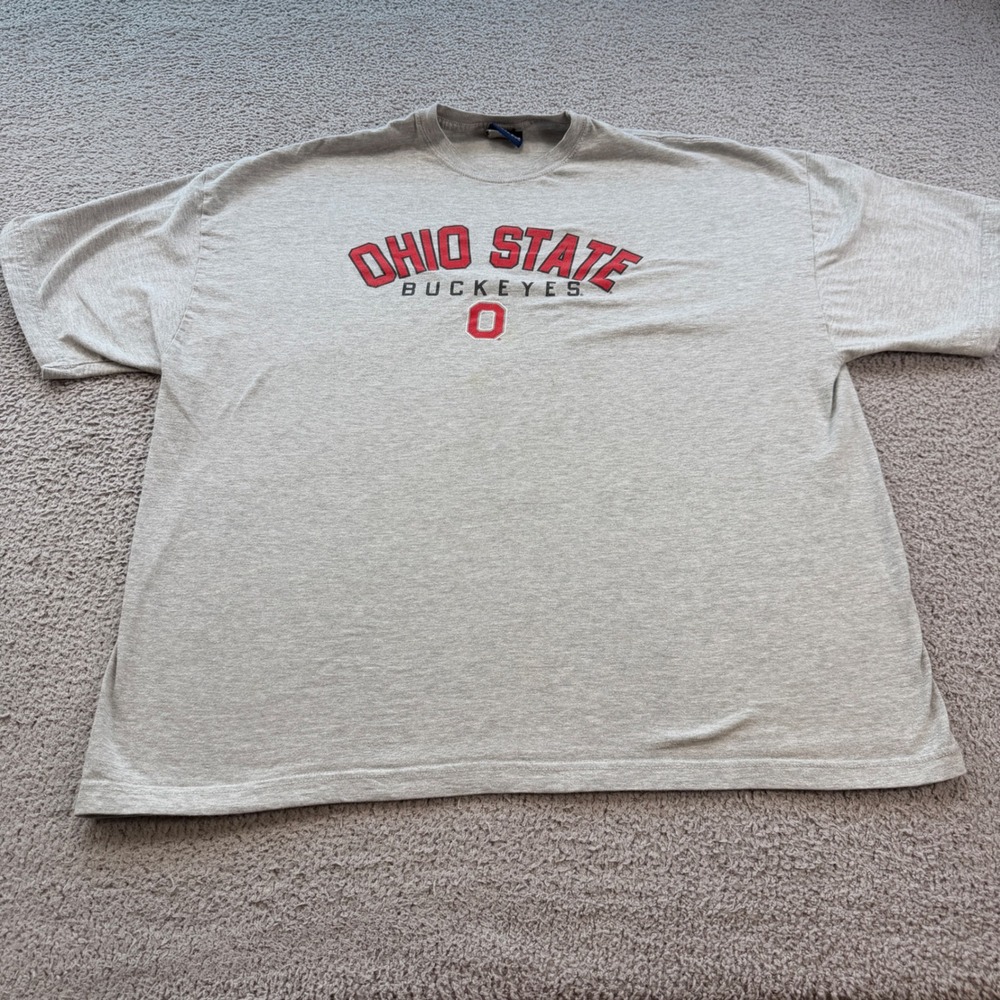 Old Varsity Brand Ohio State Buckeyes Heather Grey T-Shirt Men XL 6061